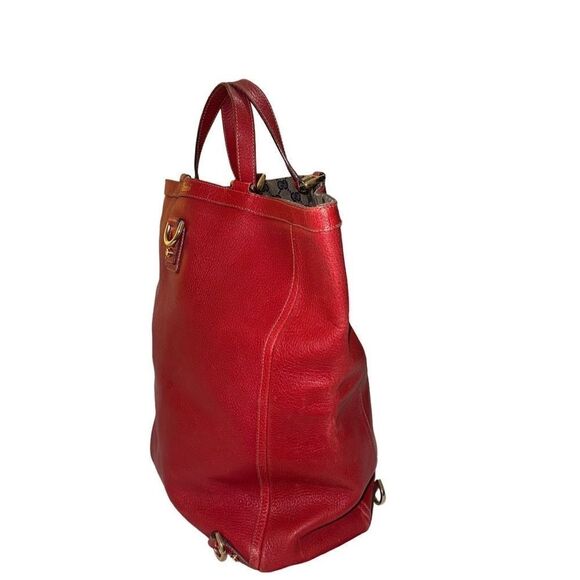 Gucci dark red d-ring large Abbey tote bag - Picture 10 of 16